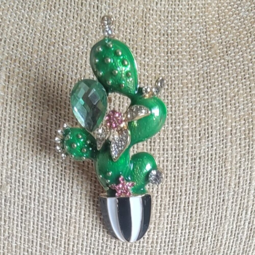 Cactus Brooch